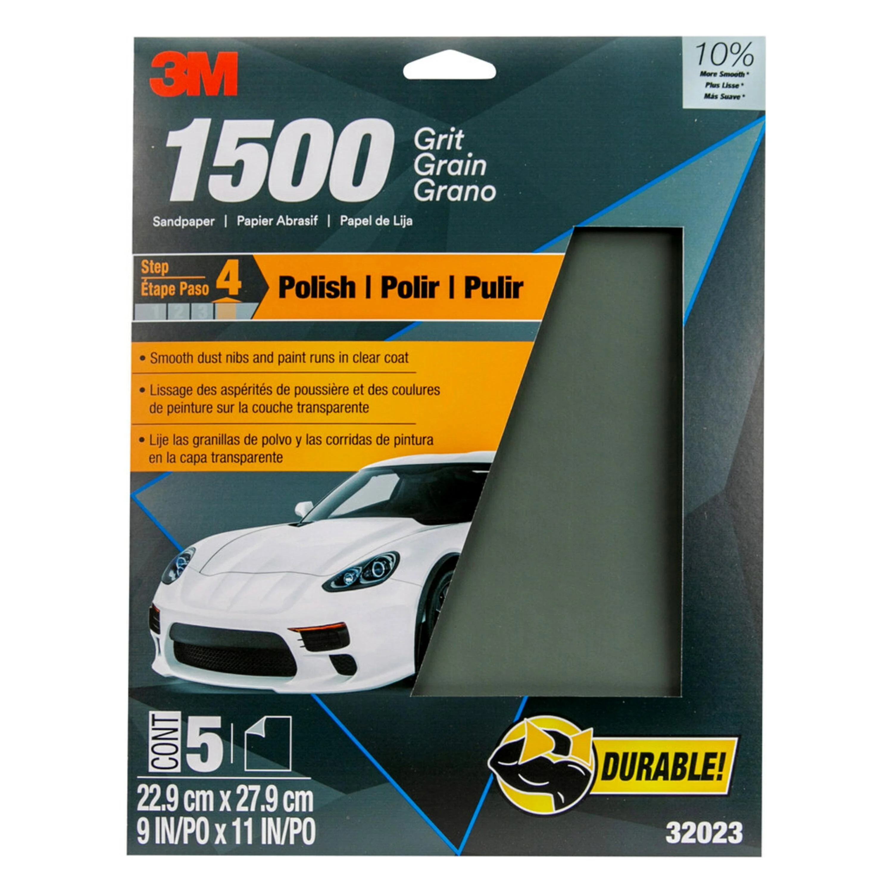 3M™ 5PK Wetordry™ Sandpaper - 9 x 11" - Image 14