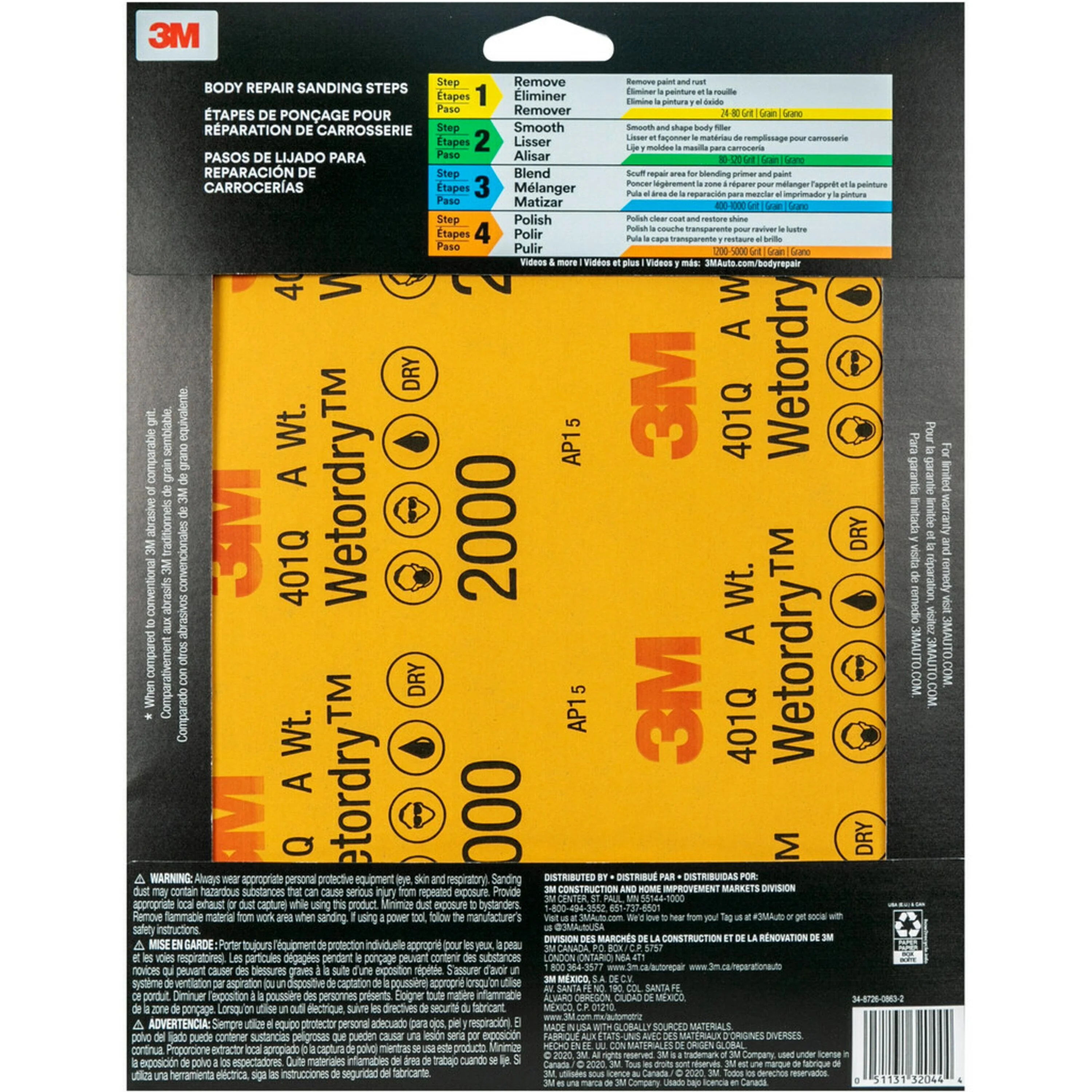 3M™ 5PK Wetordry™ Sandpaper - 9 x 11" - Image 20