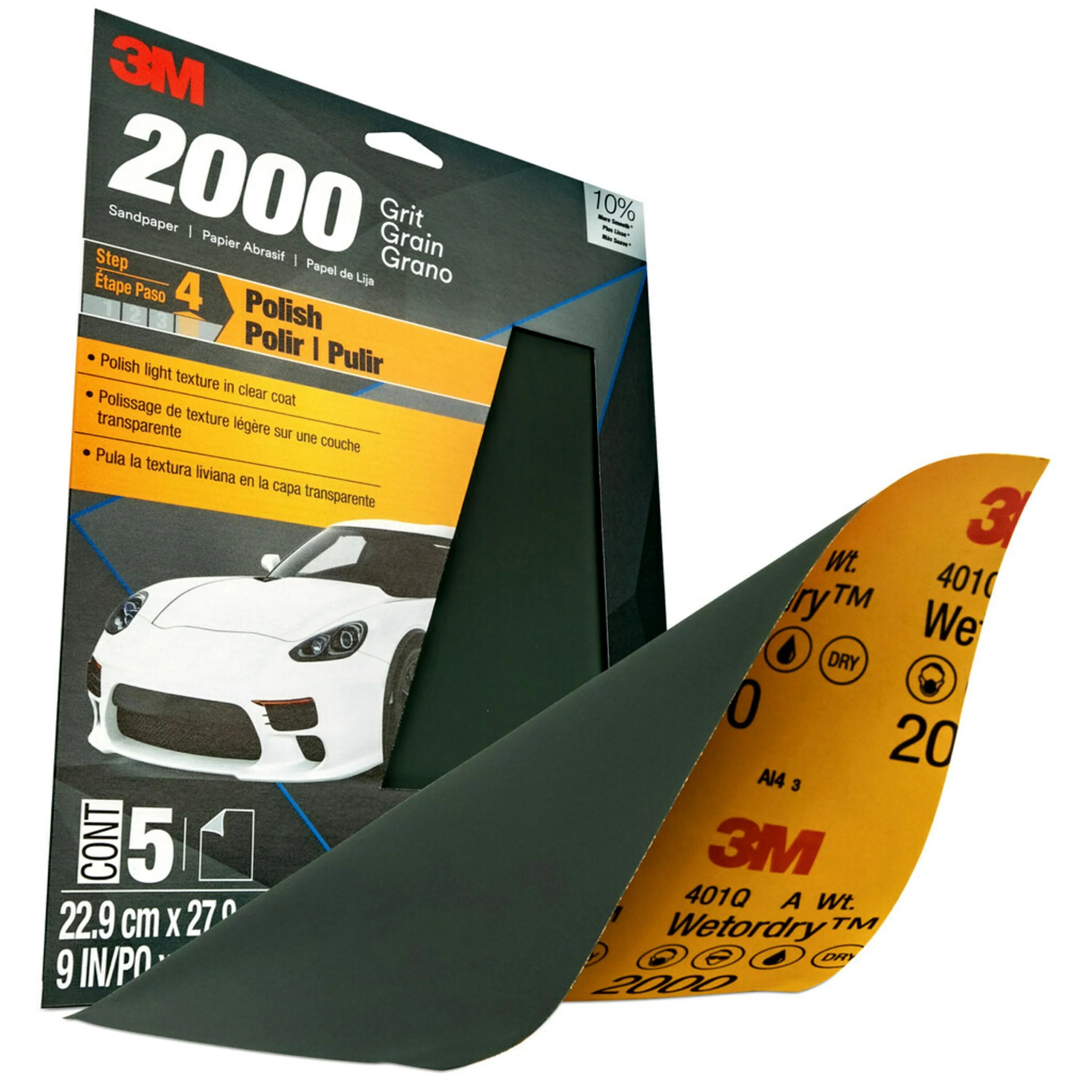 3M™ 5PK Wetordry™ Sandpaper - 9 x 11" - Image 21