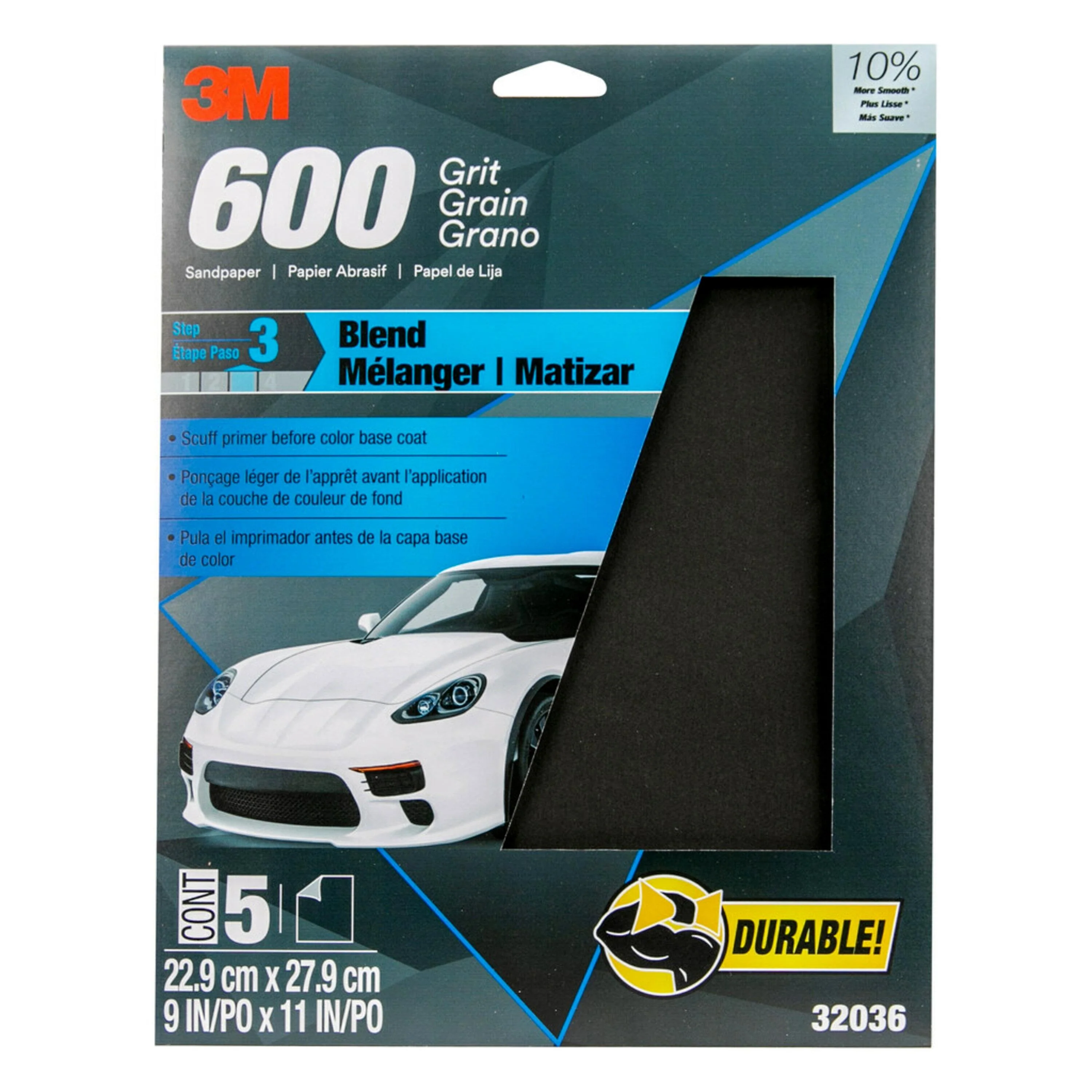 3M™ 5PK Wetordry™ Sandpaper - 9 x 11" - Image 6