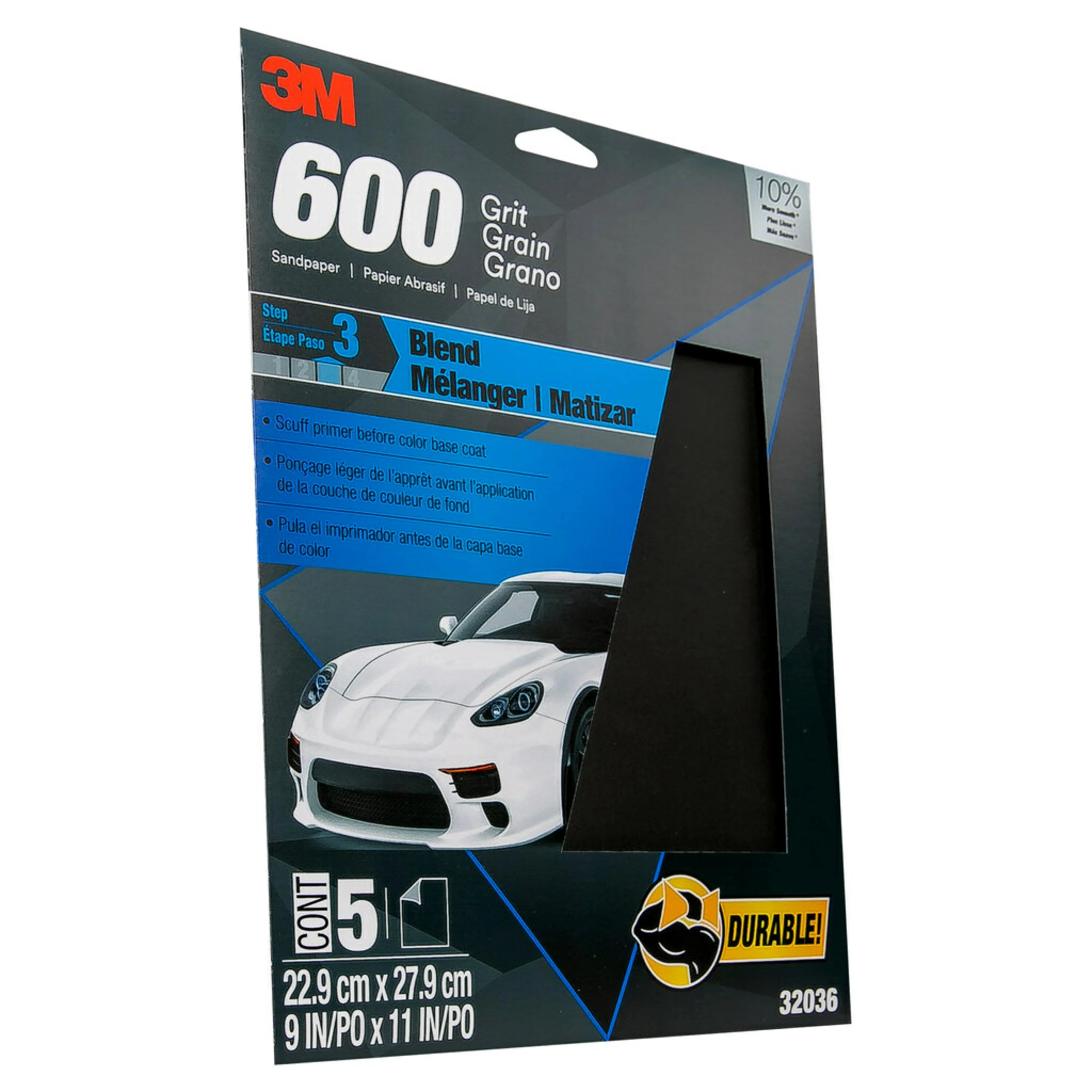3M™ 5PK Wetordry™ Sandpaper - 9 x 11" - Image 8