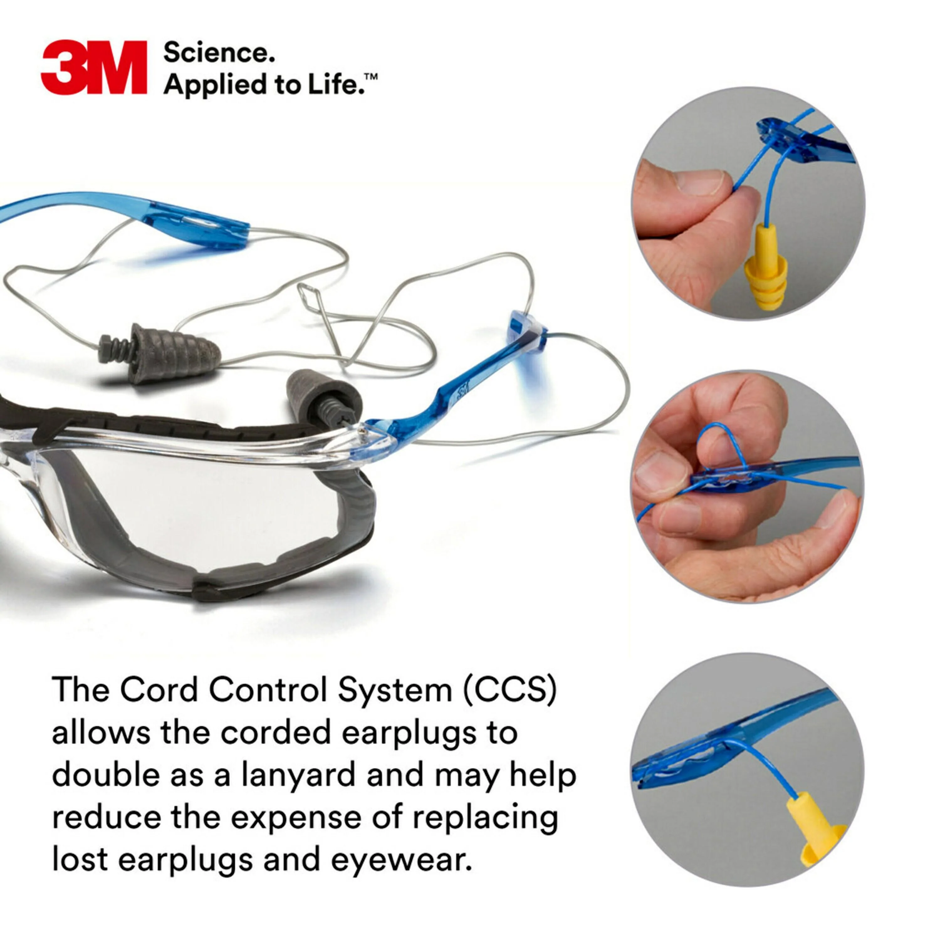 3Mâ„¢ Virtua Protective Safety Glasses w/ Foam Gasket - Image 12