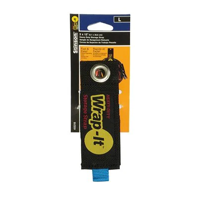 Large Black Heavy Duty Hook & Loop Fastener
