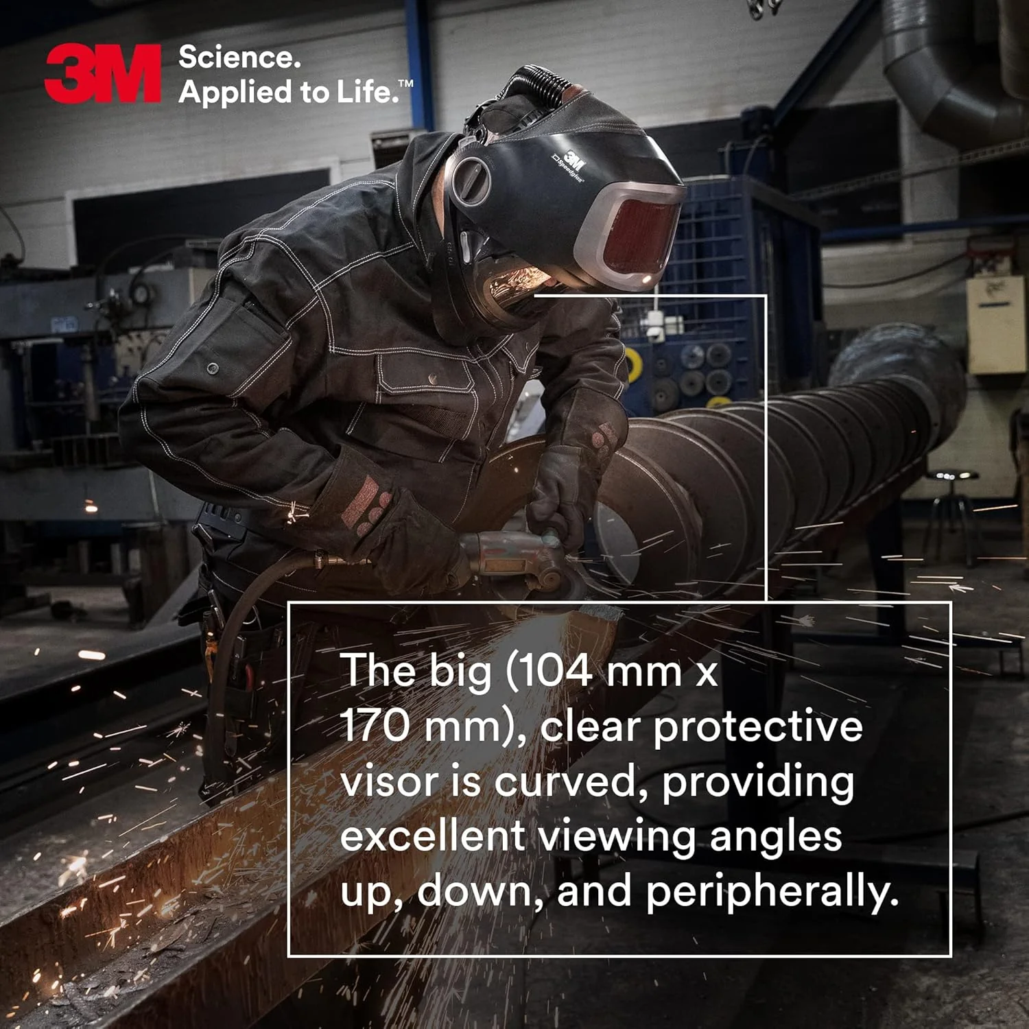 3M Adflo Powered Air Purifying Respirator System w/ Speedglas G5-01 Series Welding Helmet - Image 12