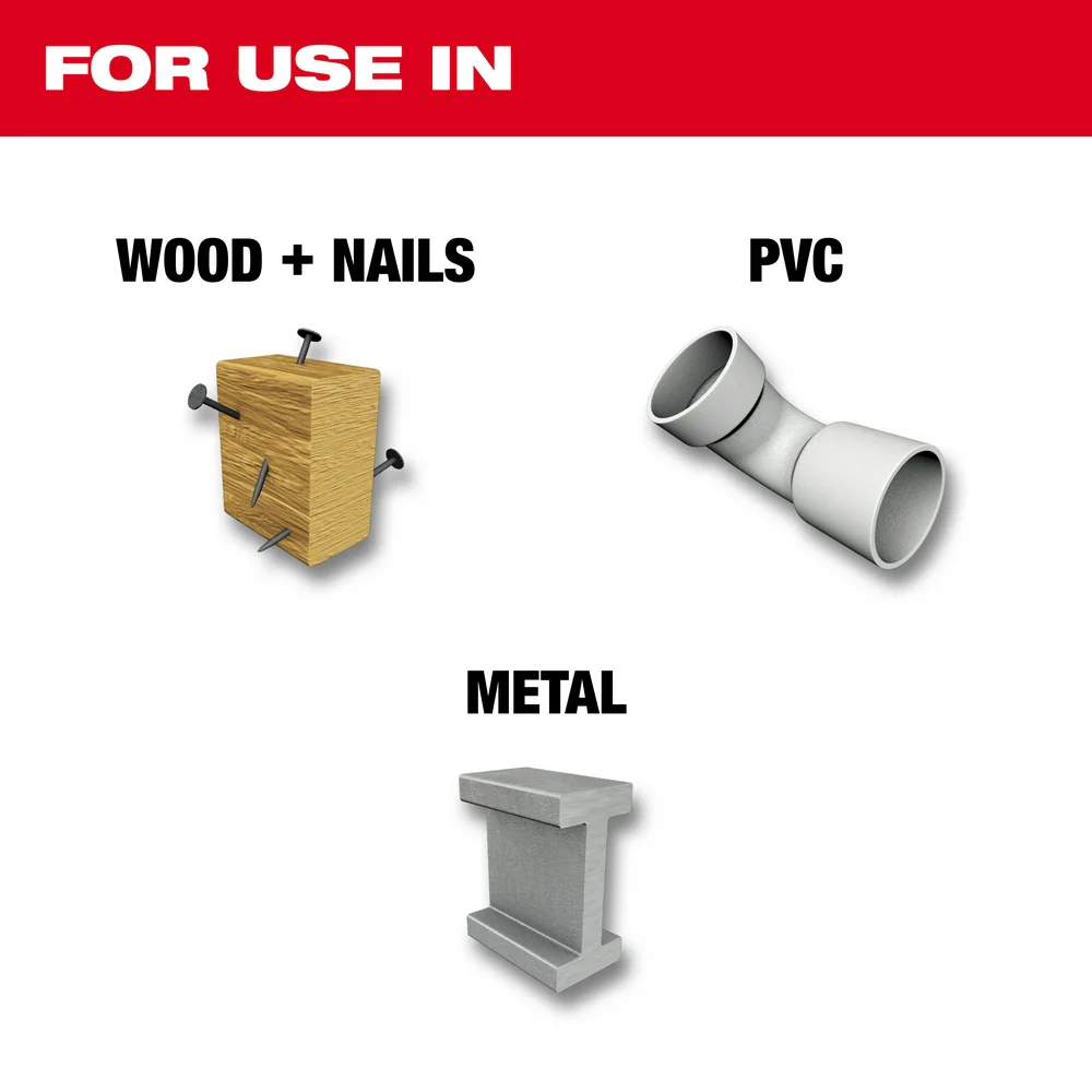 Milwaukee 12" 8/12 TPI SAWZALL® Blades 5PK - Image 4