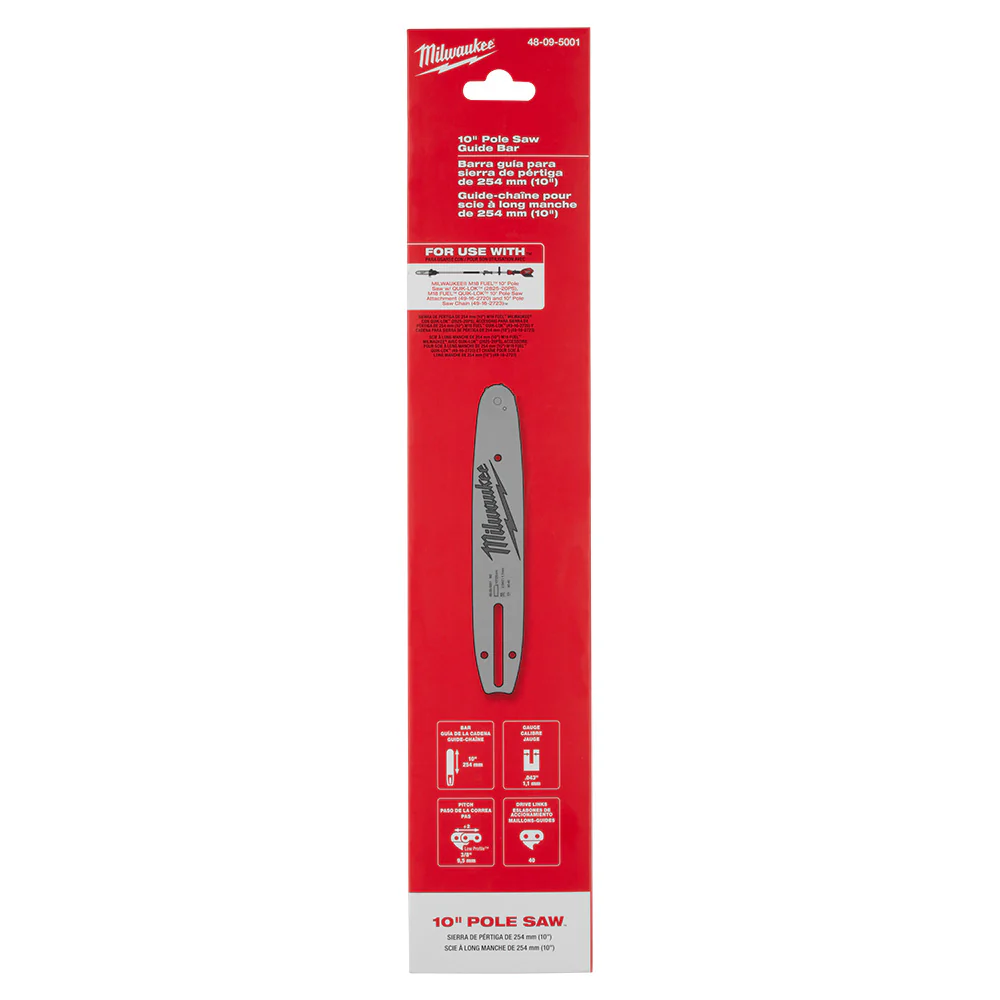 Milwaukee 10" Pole Saw Guide Bar - Image 6