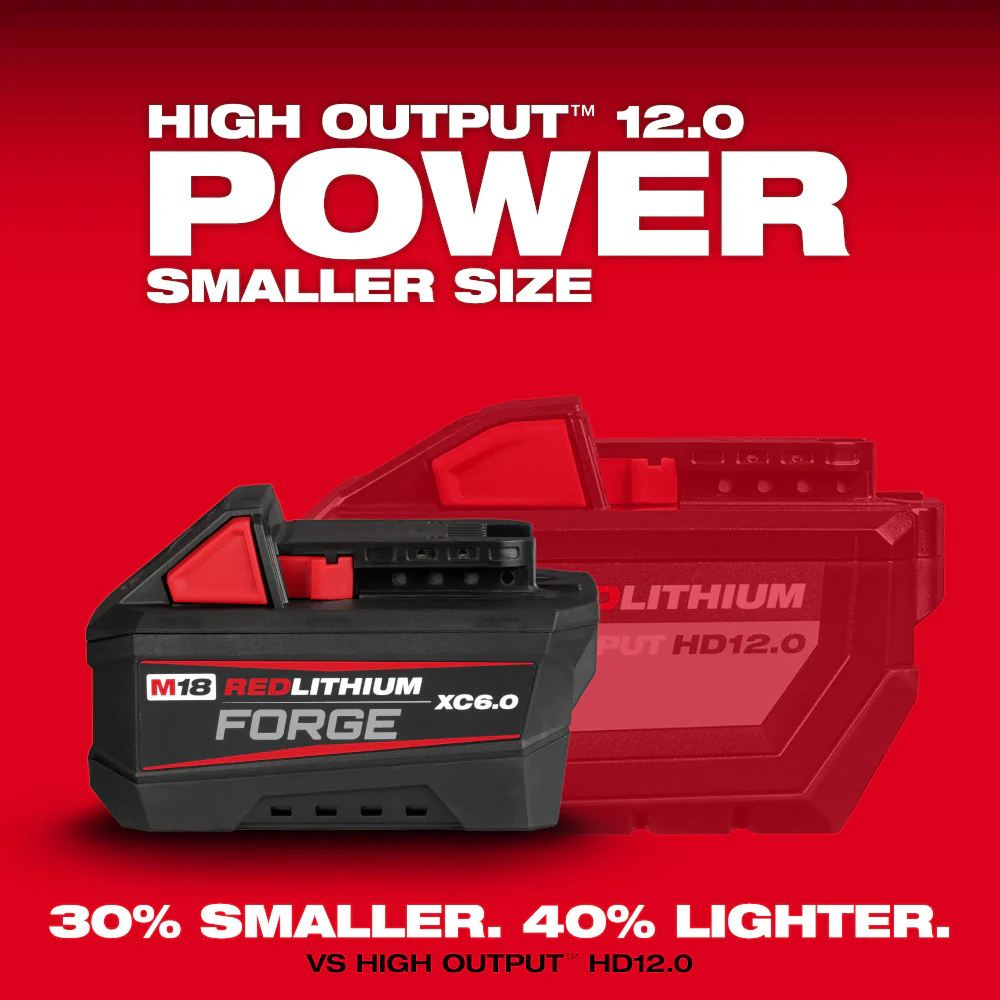 Milwaukee M18 REDLITHIUM FORGE XC6.0 Battery Pack - Image 4