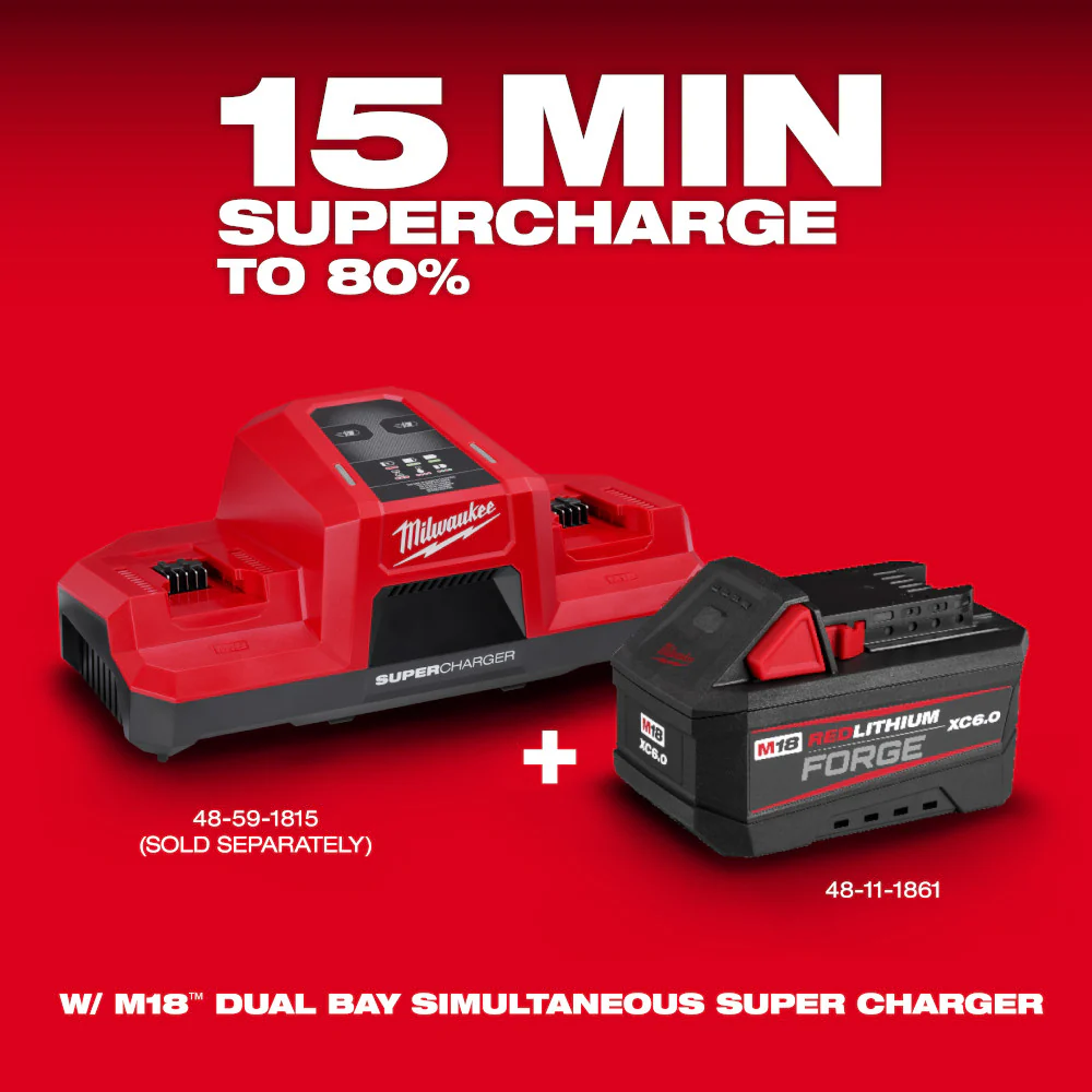 Milwaukee M18 REDLITHIUM FORGE XC6.0 Battery Pack - Image 5