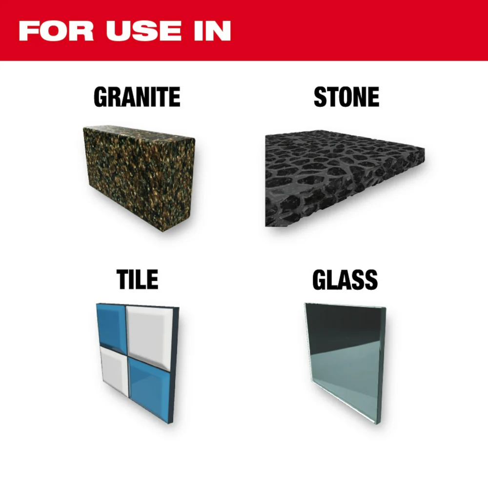 Milwaukee 4 pc. Tile and Natural Stone Drill Bit Set - Image 2