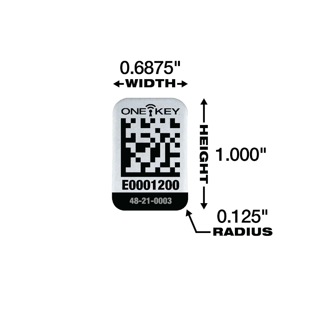 Milwaukee ONE-KEY™ Asset ID Tag Small Metal (Sheet Of 100) - Image 4