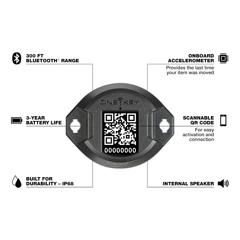 Milwaukee ONE-KEY™ Bluetooth Tracking Tag - 10 Pack - Image 4