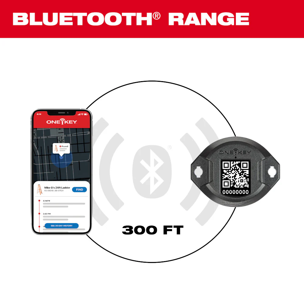 Milwaukee ONE-KEY™ Bluetooth Tracking Tag - 10 Pack - Image 6