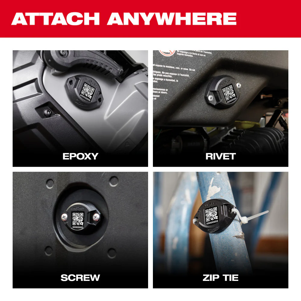Milwaukee ONE-KEY™ Bluetooth Tracking Tag - 10 Pack - Image 7
