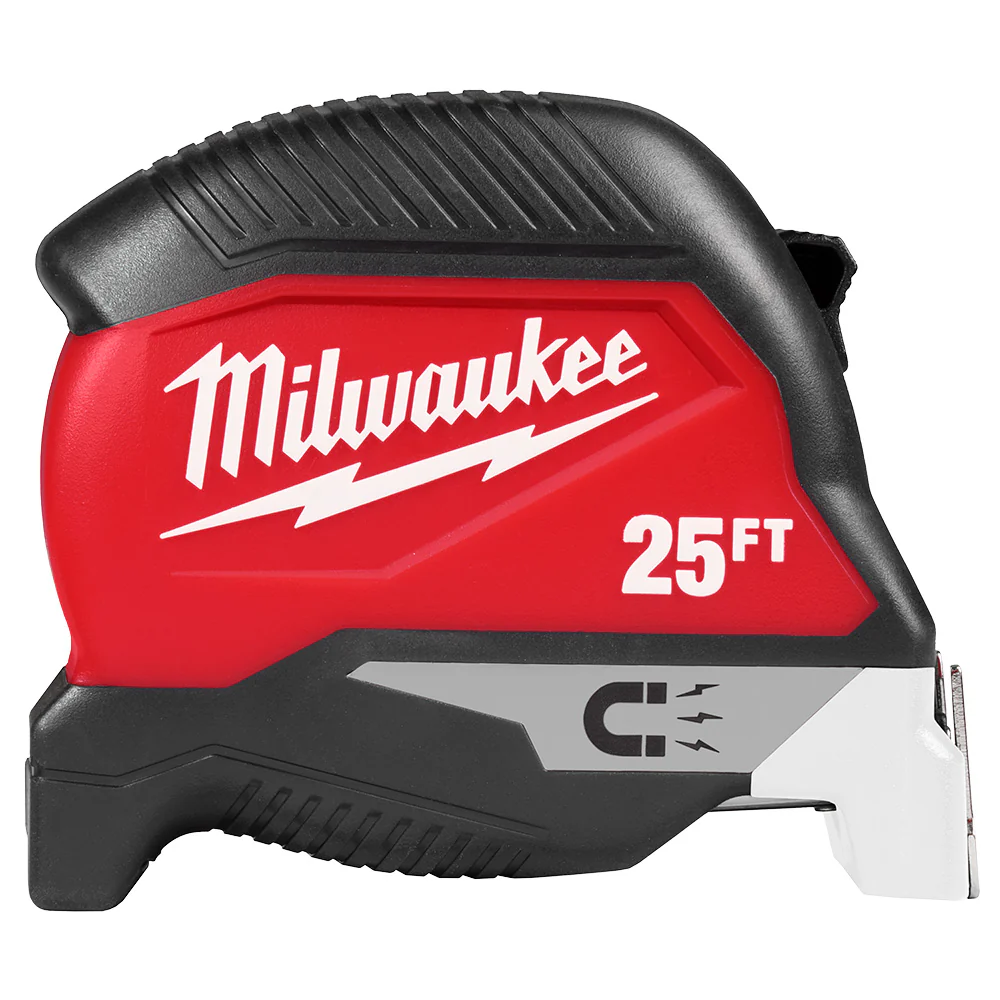 Milwaukee 25ft Electrician's Magnetic Tape Measure - Image 8