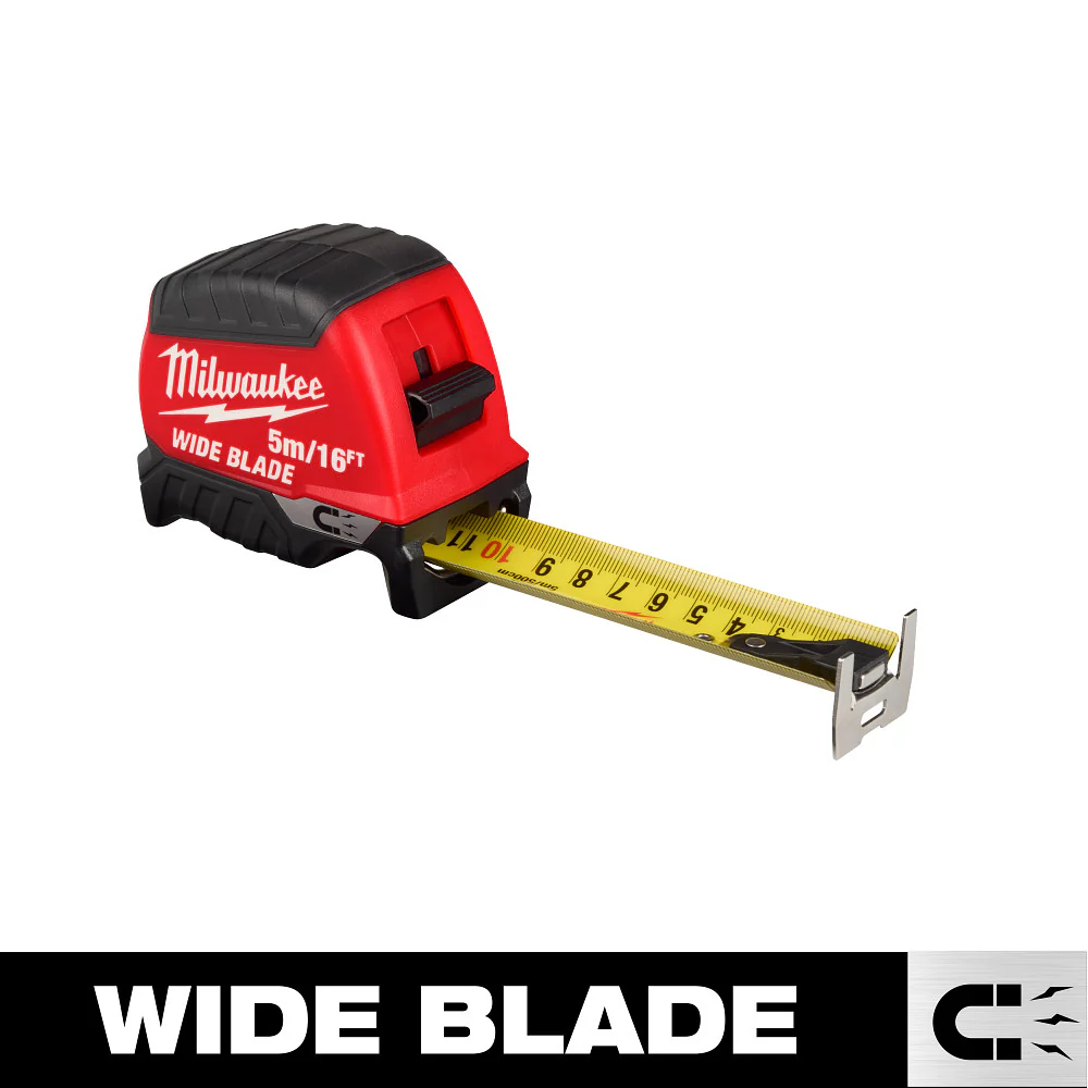 Milwaukee 5m/16ft Wide Blade Magnetic Tape Measure - Image 3