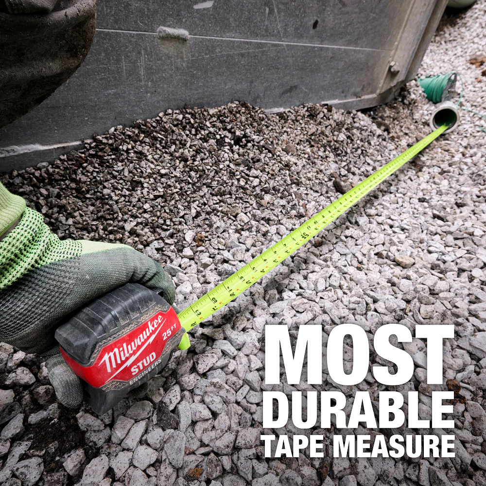 Milwaukee 35ft STUD™ Tape Measure w/ Engineer's Scale - Image 3