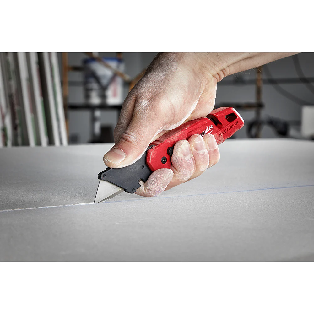 Milwaukee FASTBACK Folding Utility Knife w/ Blade Storage - Image 6