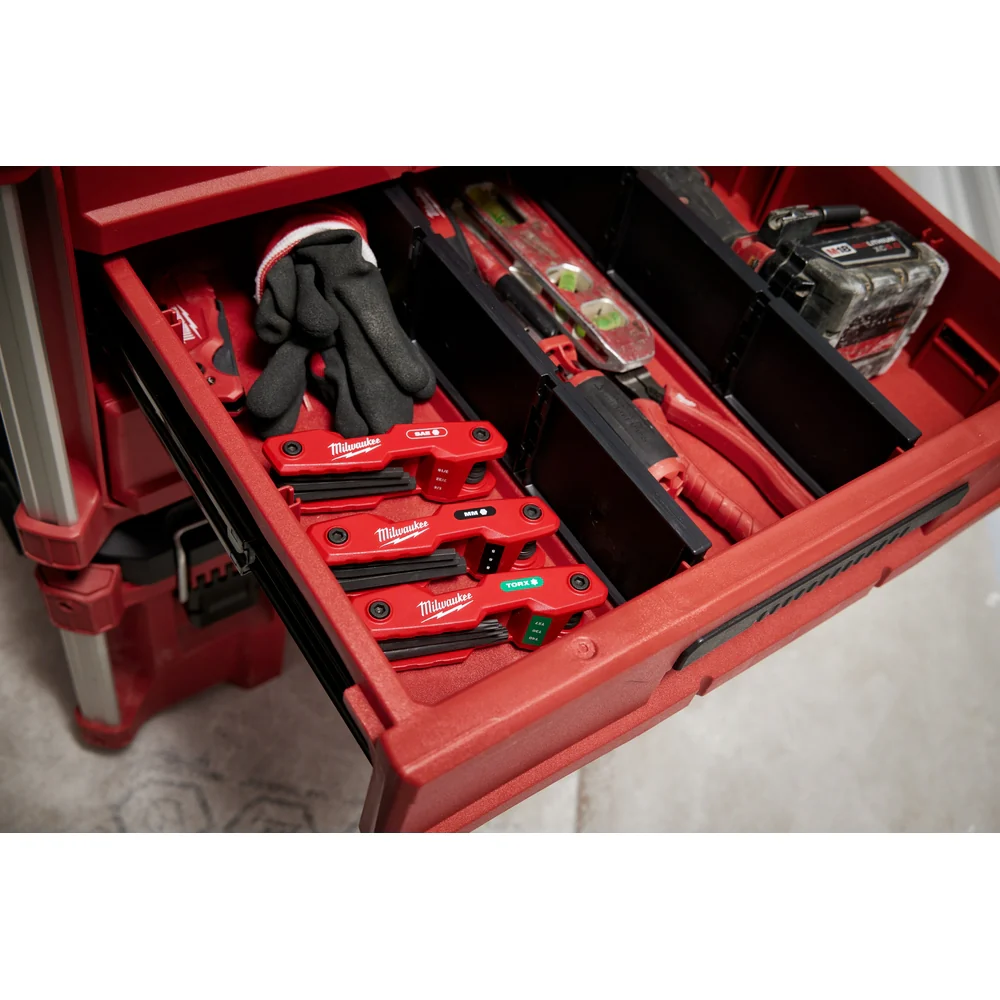 Milwaukee 9PC Standard Folding Hex Key Set - Image 10