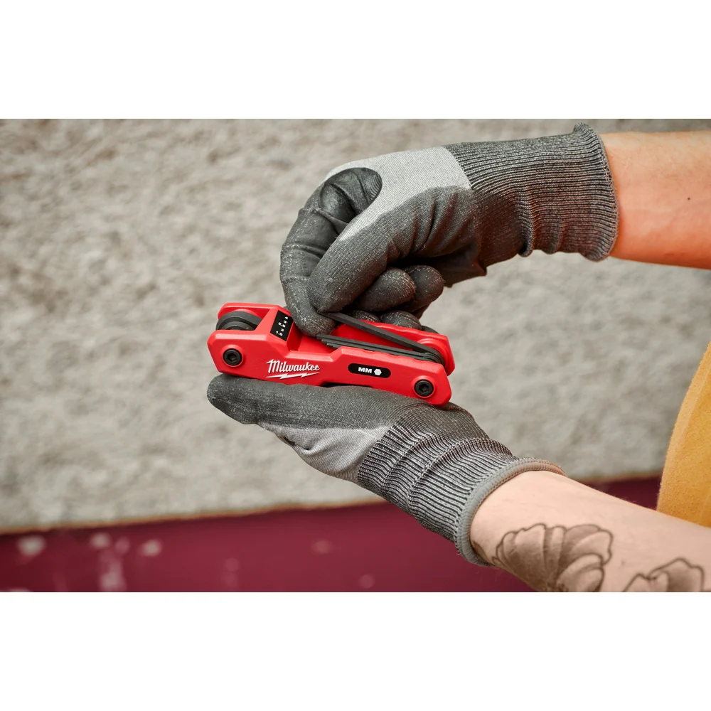 Milwaukee 8PC Metric Folding Hex Key Set - Image 3