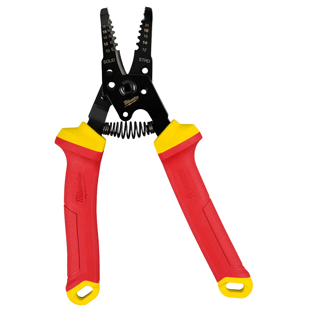 Milwaukee 1000V Insulated 10-20 AWG Wire Stripper & Cutter - Image 3