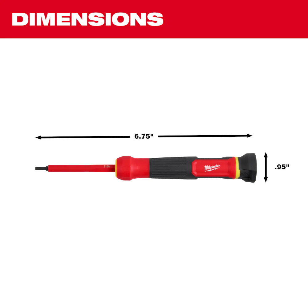 Milwaukee 8-in-1 1000V Insulated Precision Multi-Bit Screwdriver - Image 3