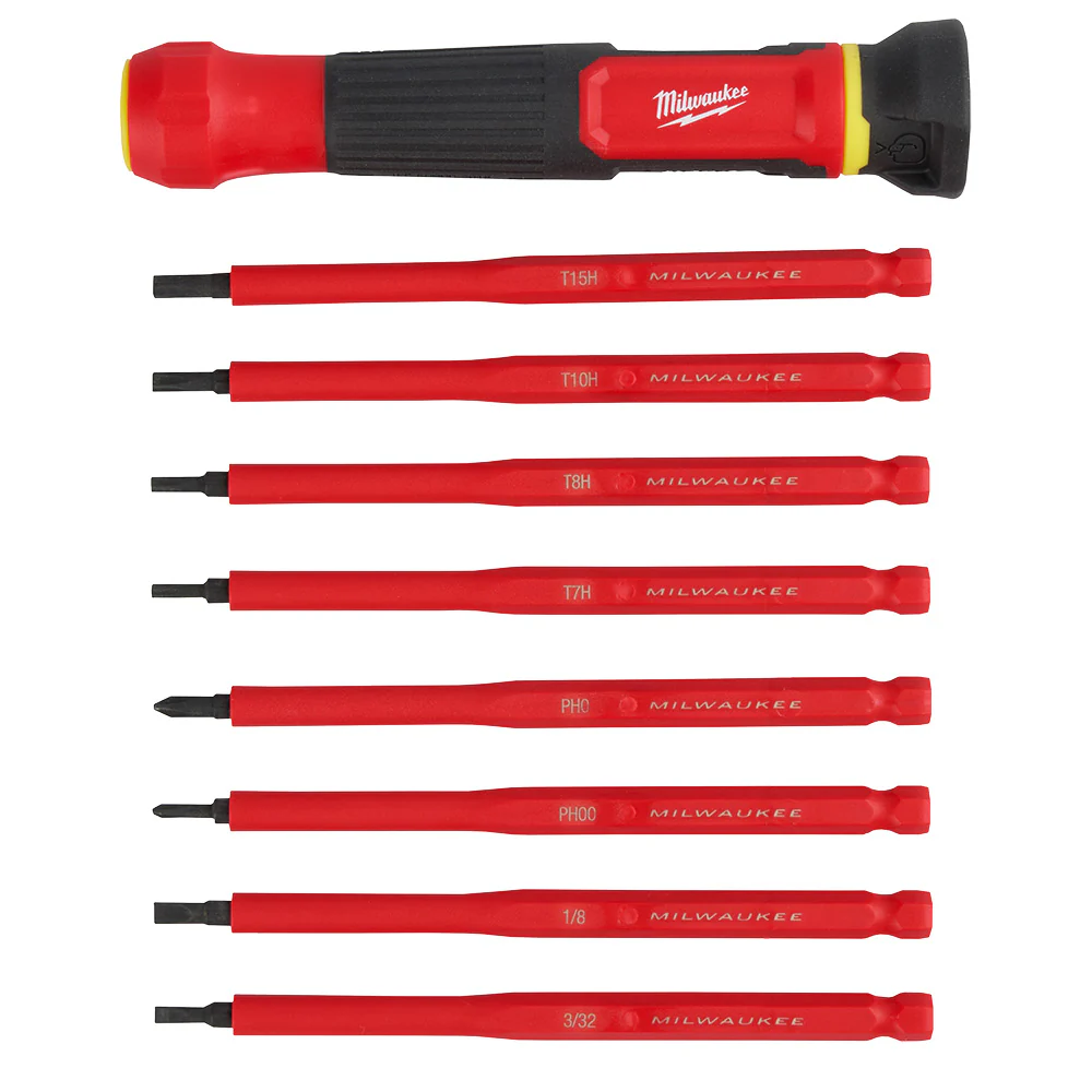 Milwaukee 8-in-1 1000V Insulated Precision Multi-Bit Screwdriver - Image 5