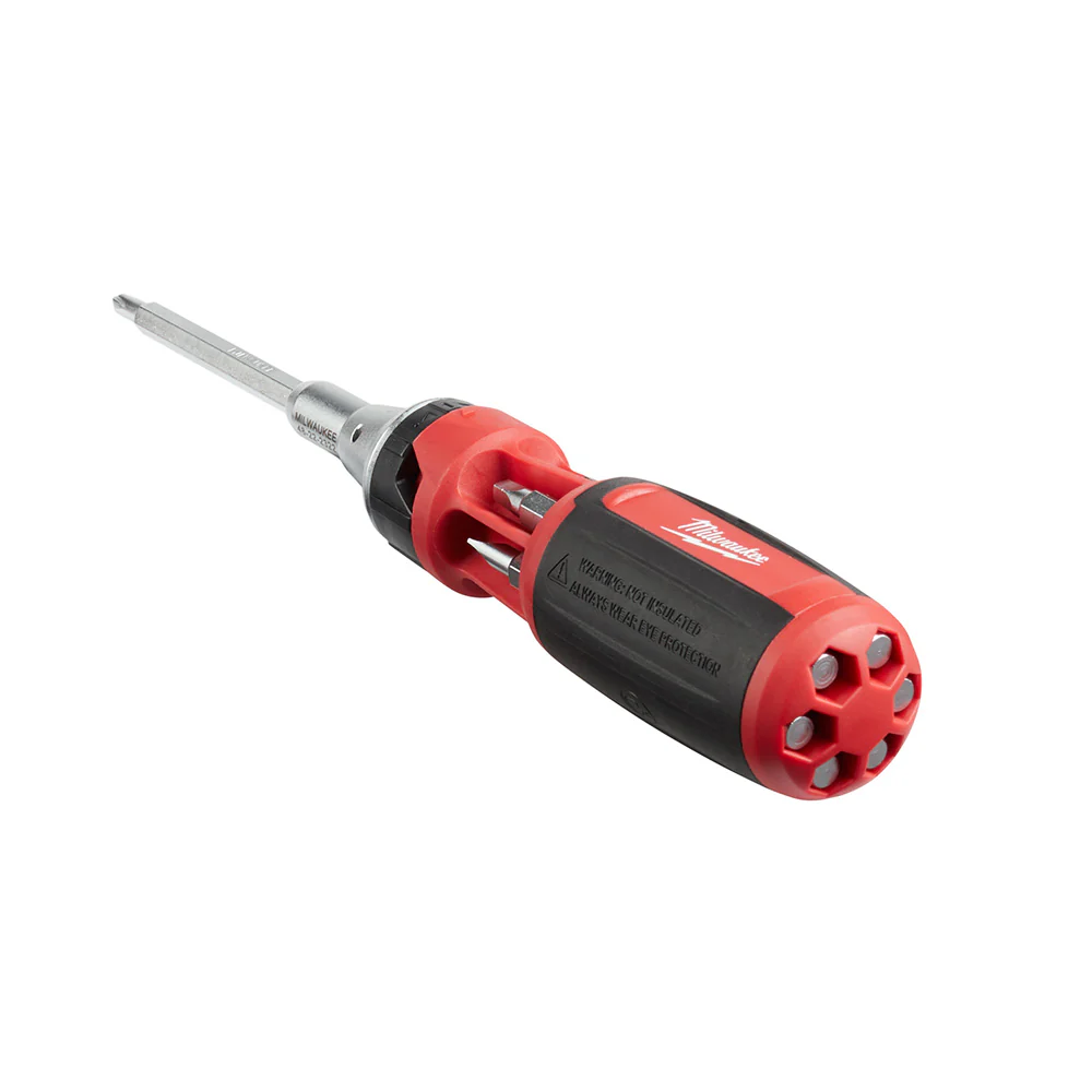 Milwaukee 9-in-1 Square Drive Ratcheting Multi-Bit Driver - Image 6