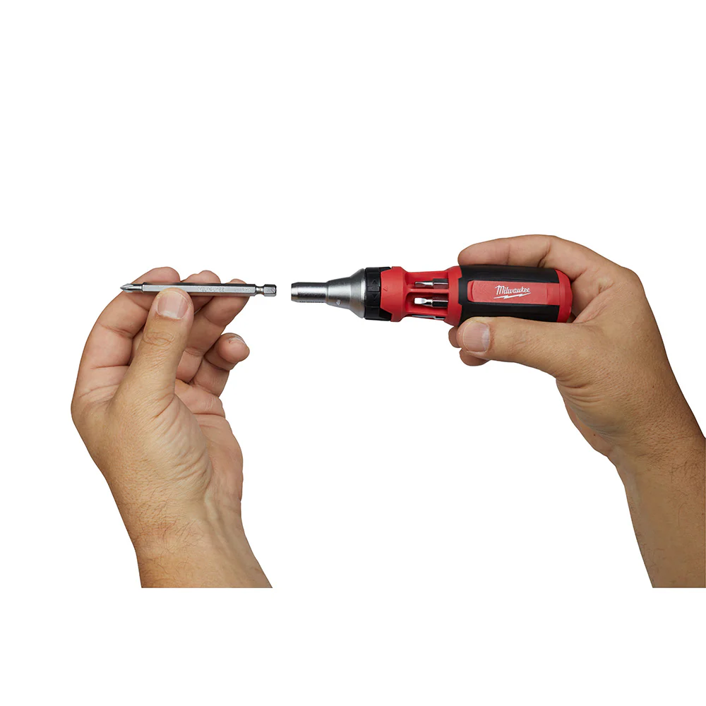 Milwaukee 9-in-1 Square Drive Ratcheting Multi-Bit Driver - Image 7