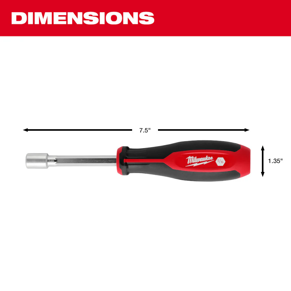 Milwaukee 7 pc. HollowCore™ Magnetic Nut Driver Set - SAE - Image 4