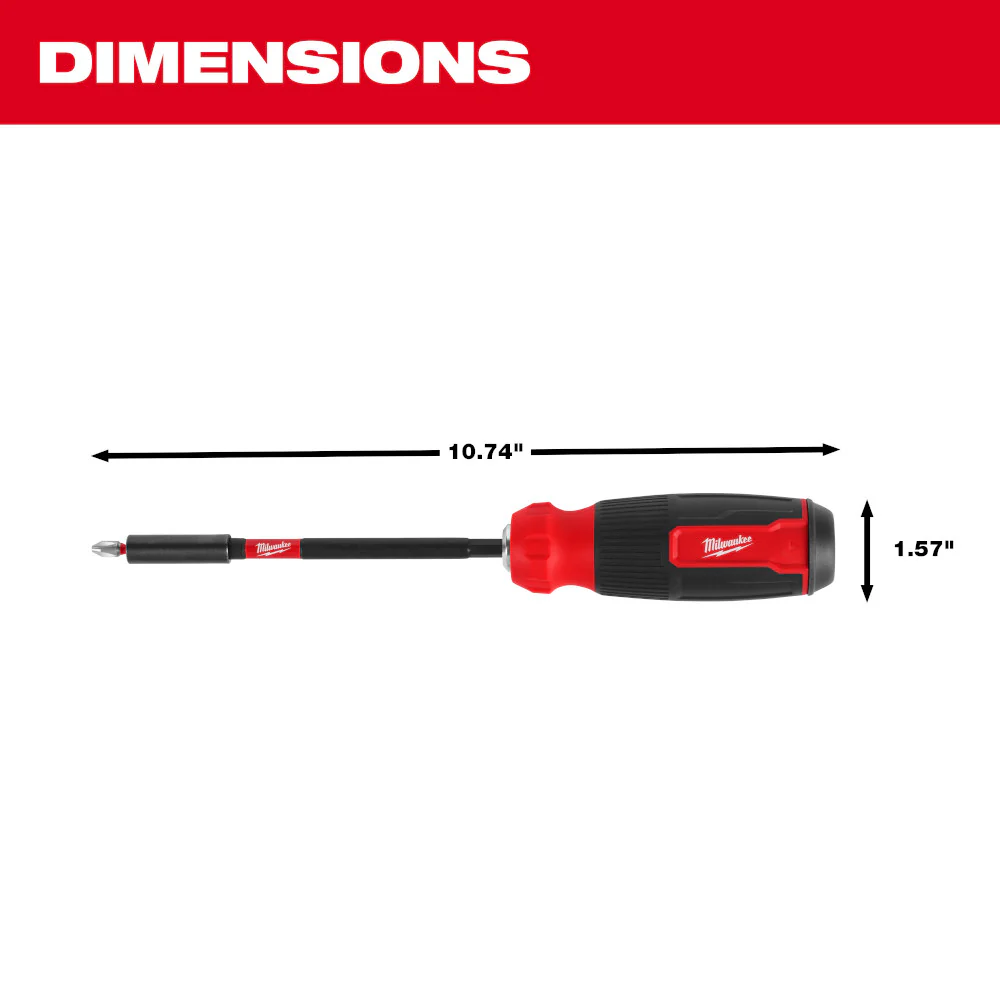 Milwaukee 14-in-1 Multi-Bit Screwdriver w/ SHOCKWAVE™ Bits - Image 6