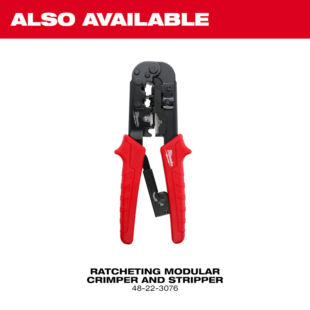 Milwaukee Ratcheting Pass-Through Crimper & Stripper - Image 3