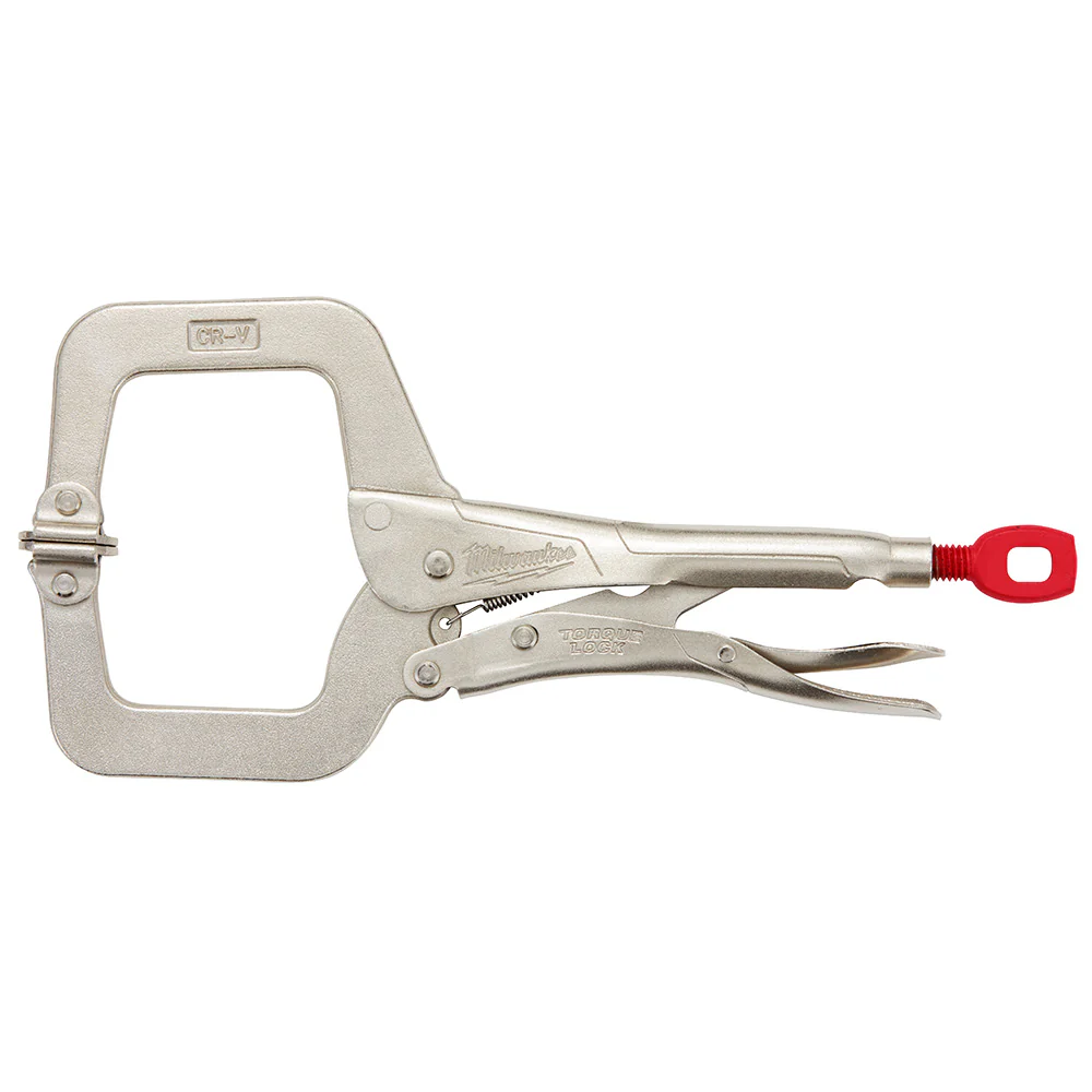 Milwaukee 11" Torque Lock Locking C-Clamp w/ Swivel Jaws