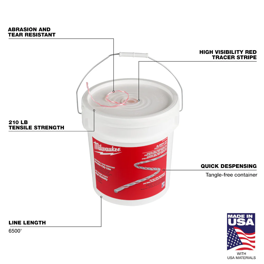 Milwaukee 6500ft Poly Pull Line - Image 3