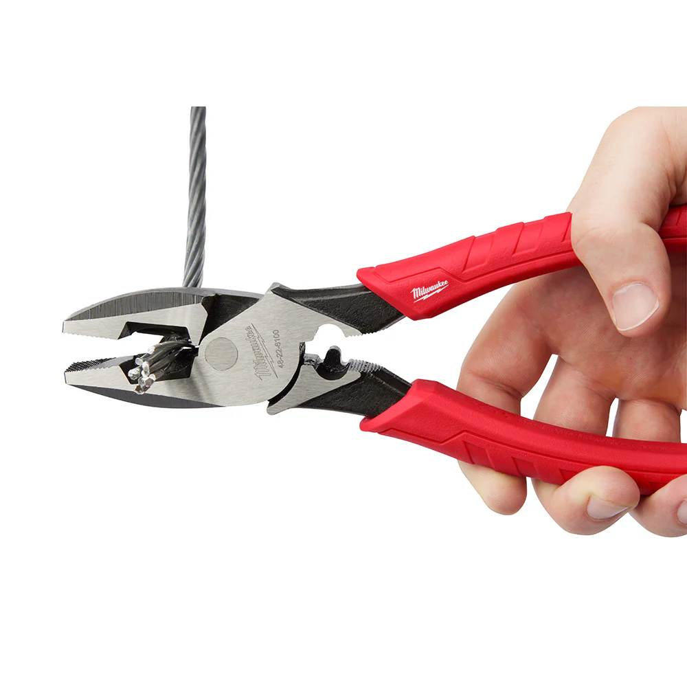 Milwaukee 9" High Leverage Lineman's Pliers w/ Crimper - Image 4