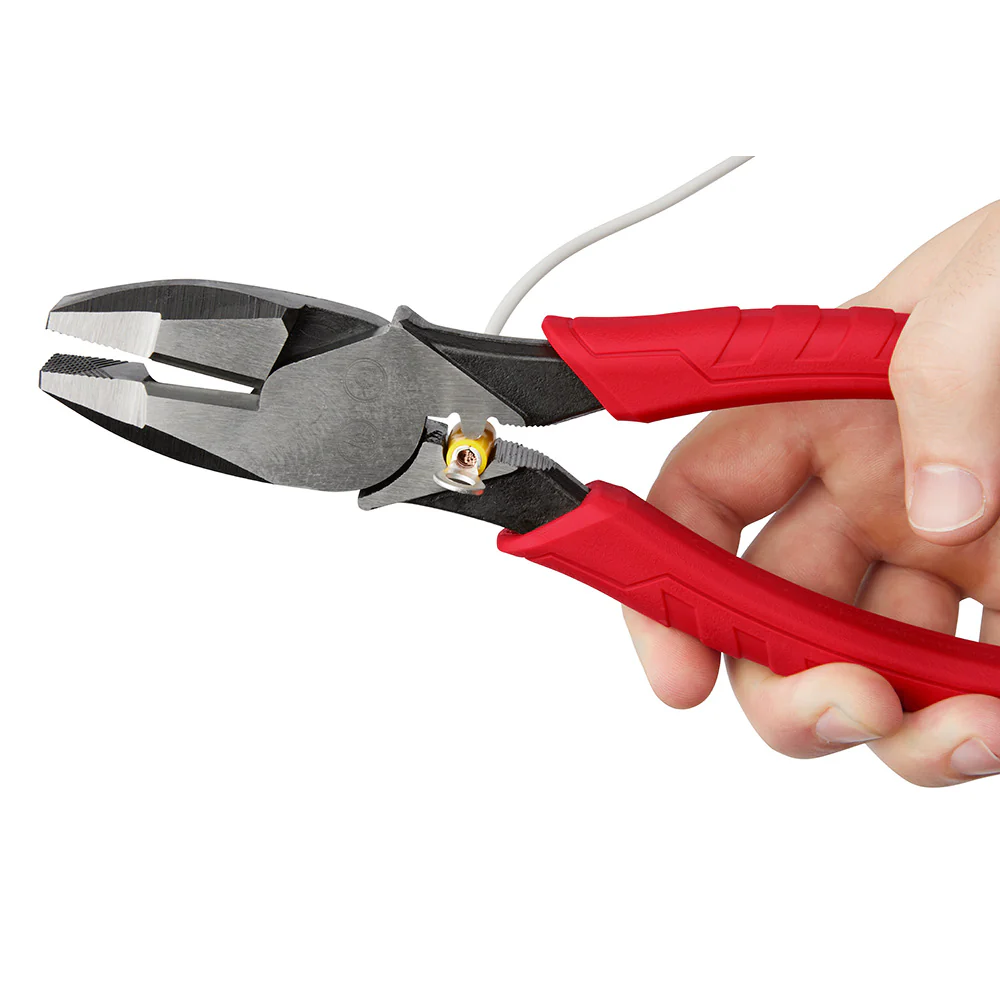 Milwaukee 9" High Leverage Lineman's Pliers w/ Crimper - Image 6