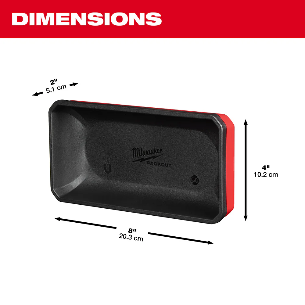 Milwaukee PACKOUT Large Magnetic Bin - Image 4