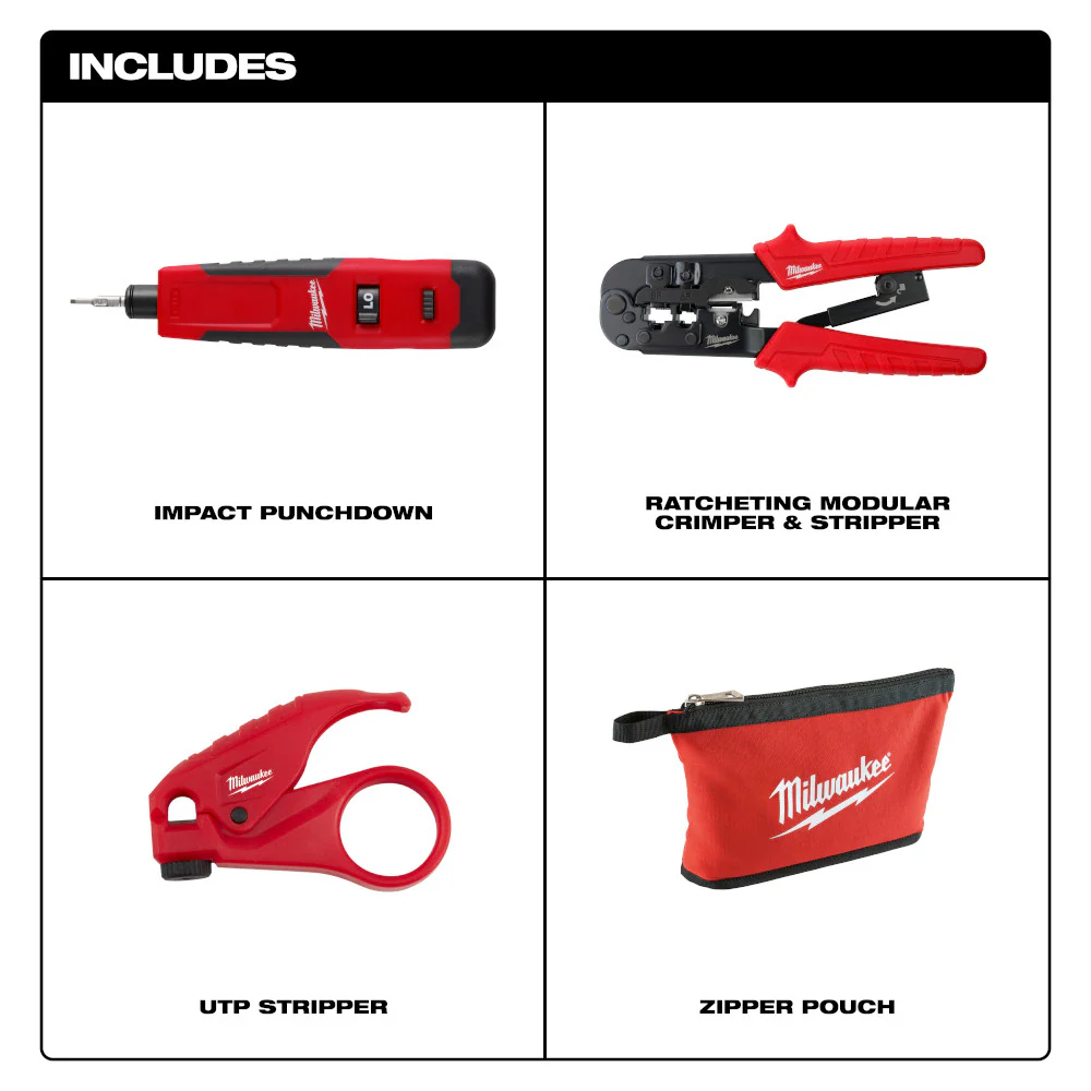 Milwaukee Twisted Pair Install Kit - Image 2