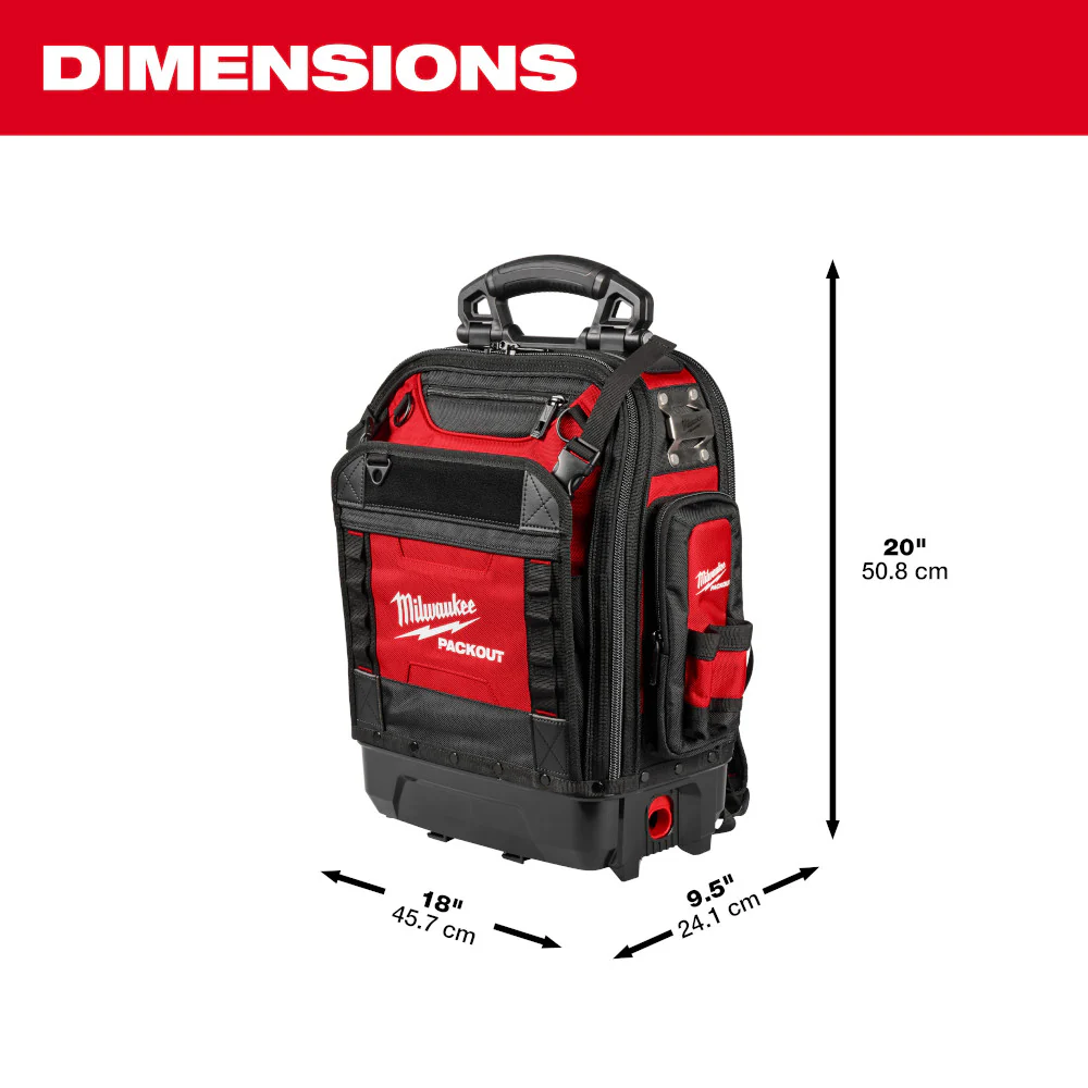Milwaukee PACKOUT™ Structured Backpack - Image 3