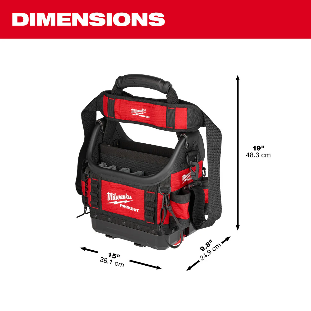 Milwaukee PACKOUT 10" Structured Tote - Image 3