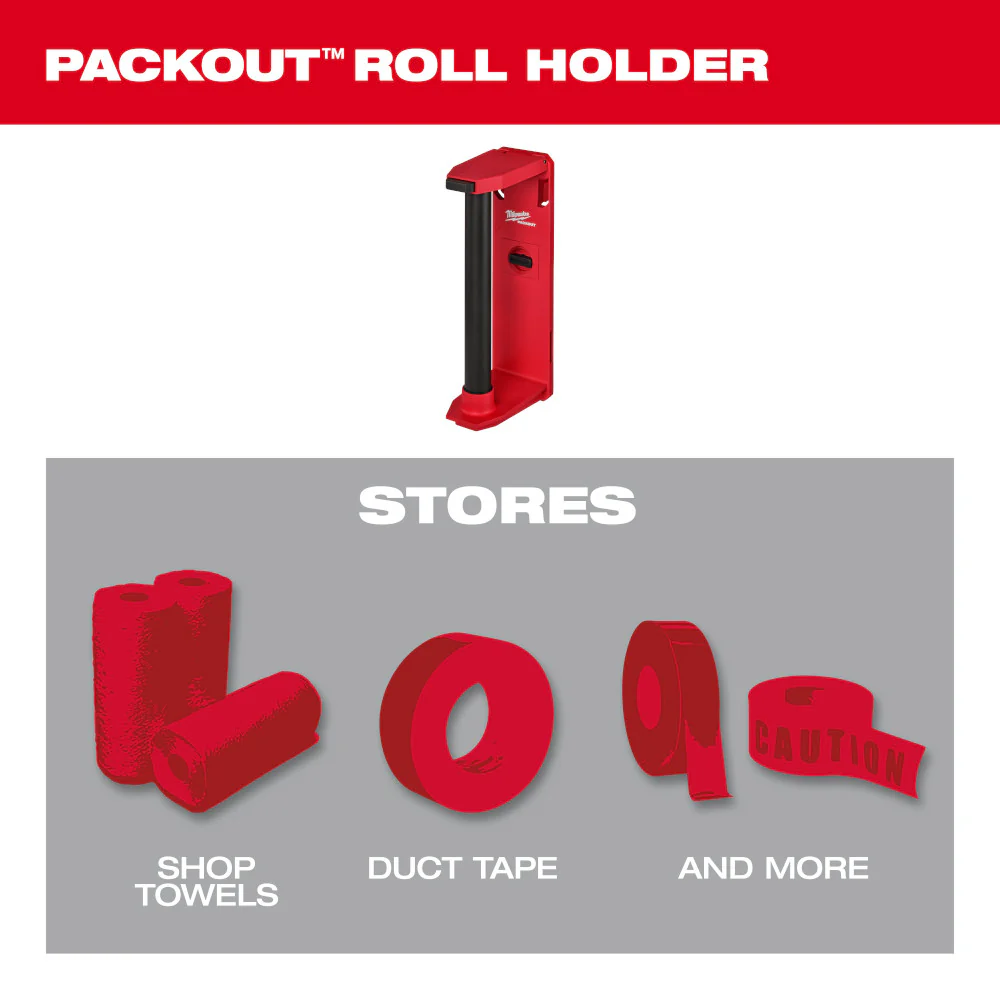 Milwaukee PACKOUT™ Roll Holder - Image 3