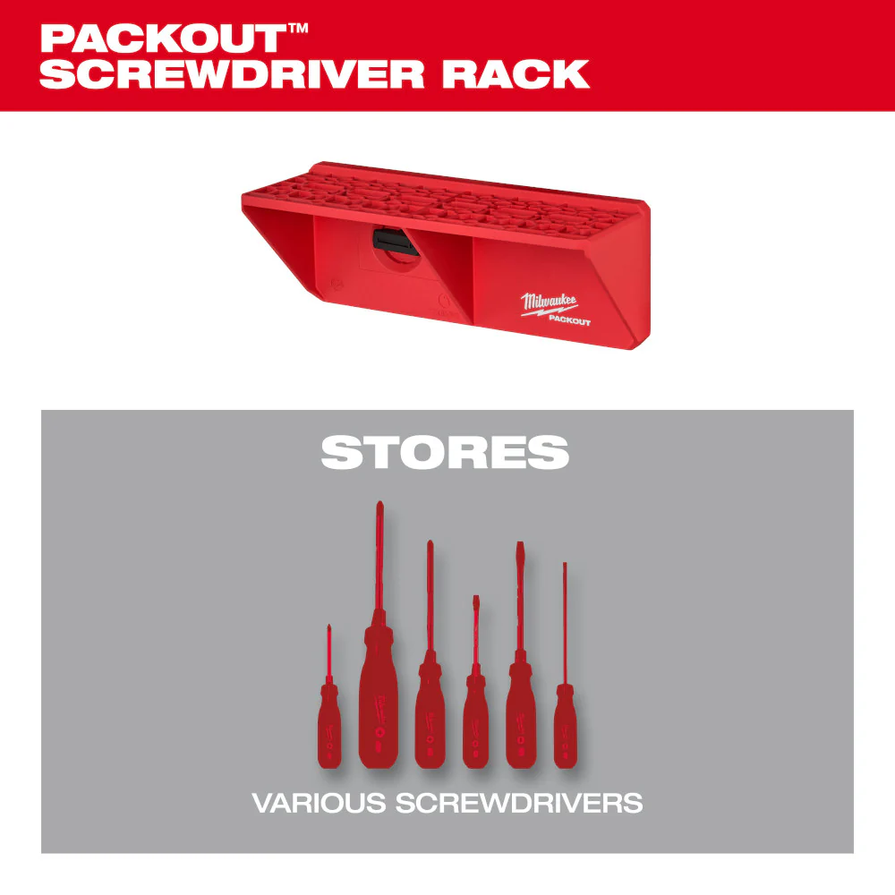 Milwaukee PACKOUT Screwdriver Rack - Image 3