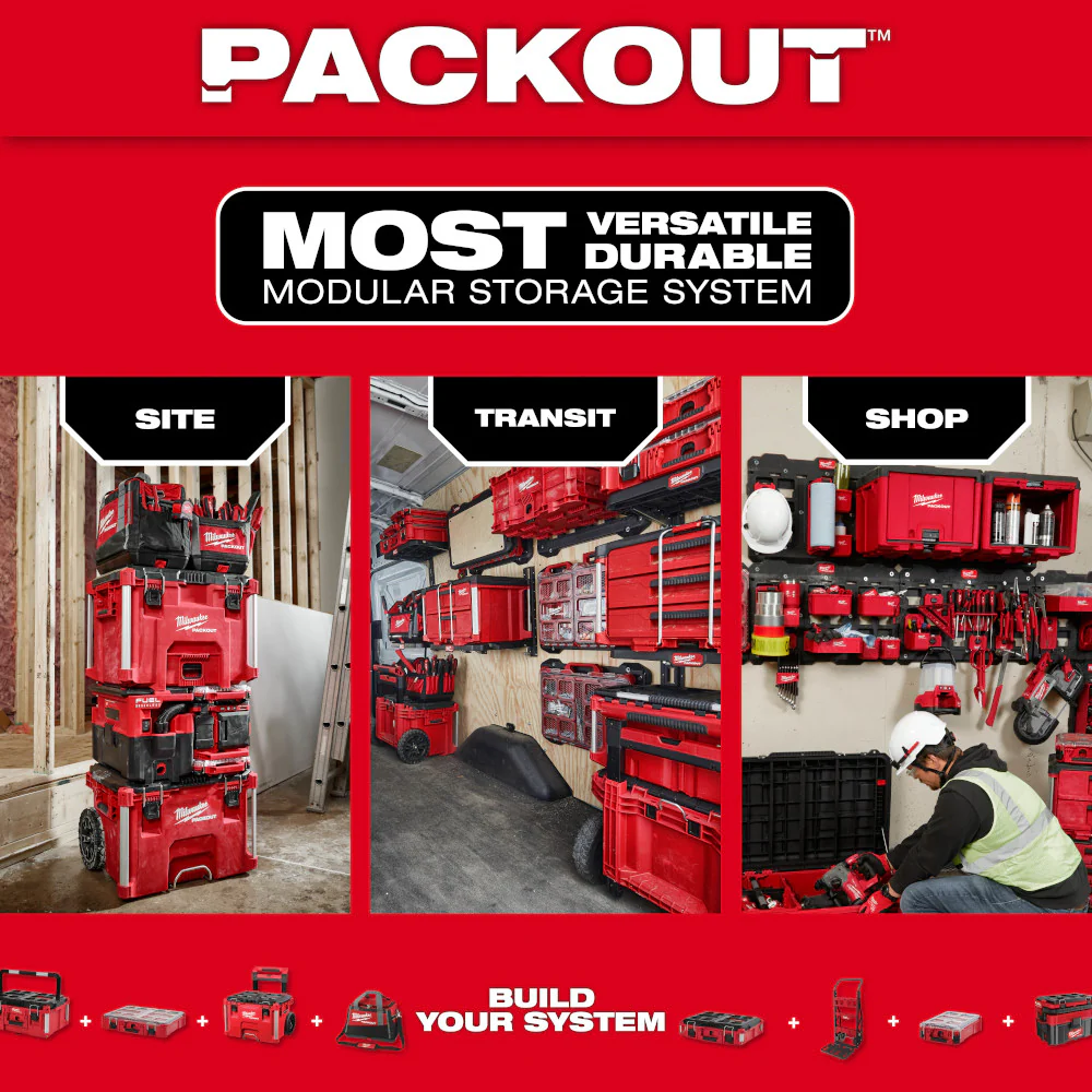 Milwaukee PACKOUT Compact Wall Basket - Image 12
