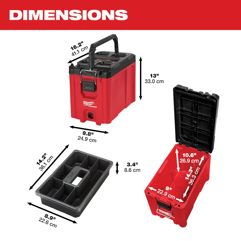 Milwaukee PACKOUT Compact Tool Box - Image 3