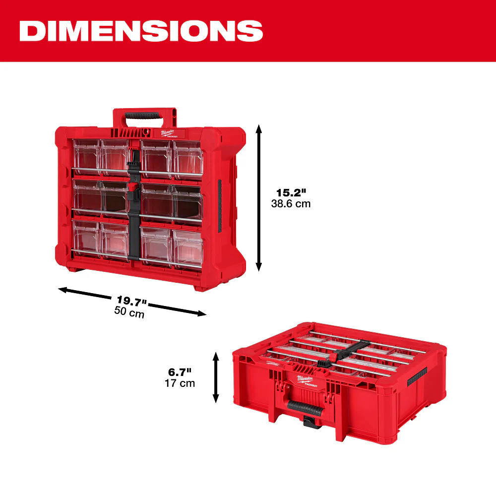 Milwaukee PACKOUT™ Tilt Bin Organizer - Image 3