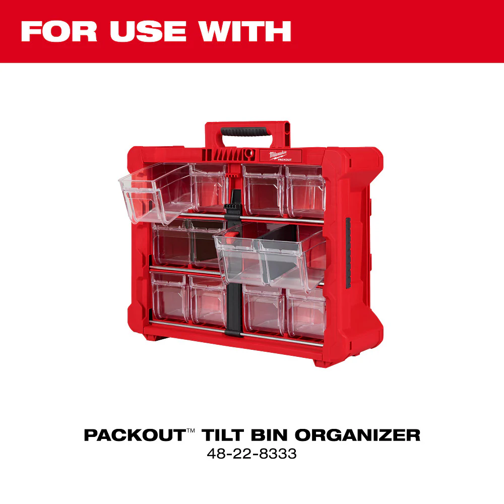 Milwaukee Large Bin For PACKOUT™ Tilt Bin Organizer - Image 2