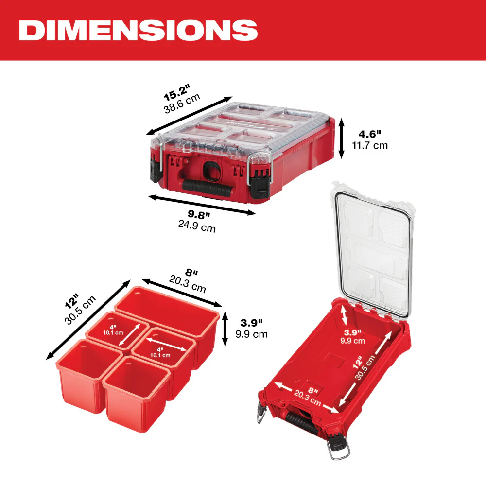 Milwaukee PACKOUT Compact Organizer - Image 3