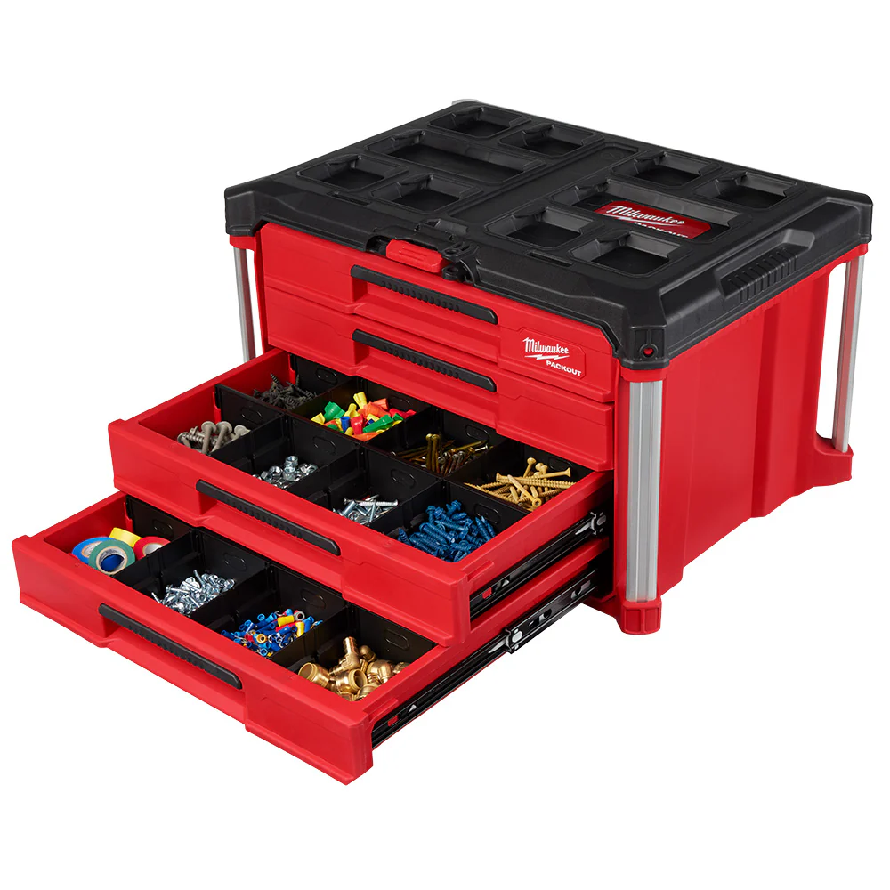 Milwaukee PACKOUT 4-Drawer Tool Box - Image 4