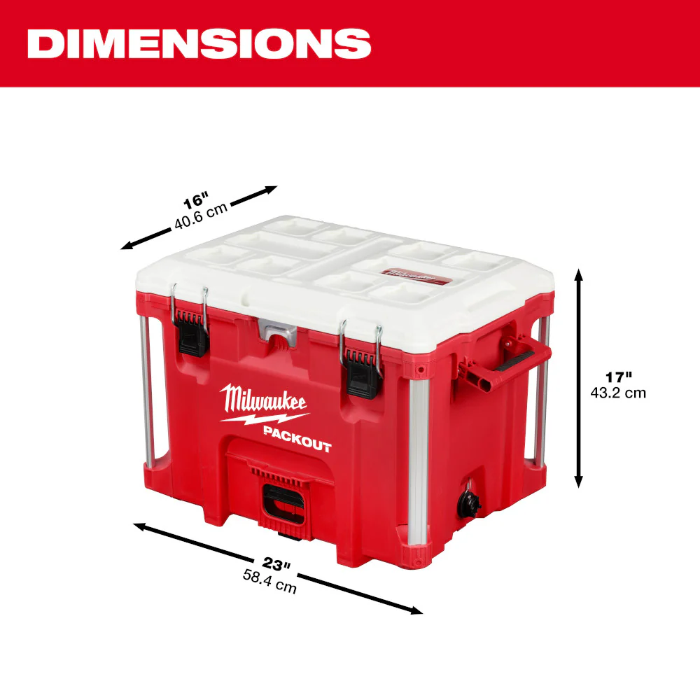 Milwaukee PACKOUT 40QT XL Cooler - Image 3