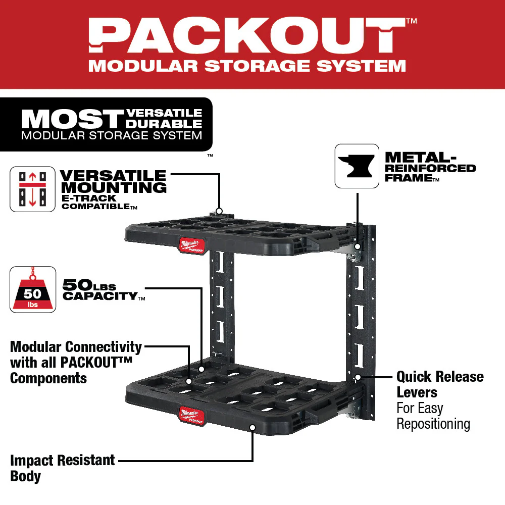 Milwaukee PACKOUT Racking Kit - Image 3