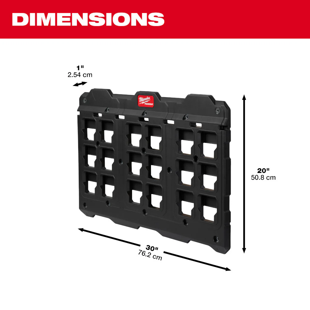 Milwaukee PACKOUT Large Wall Plate - Image 3